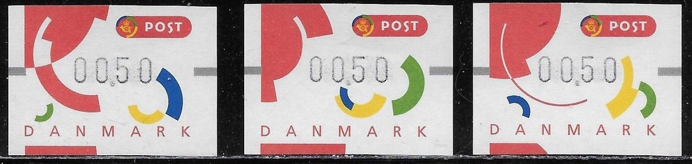 Denmark 1995 ATM MNH Lot #2