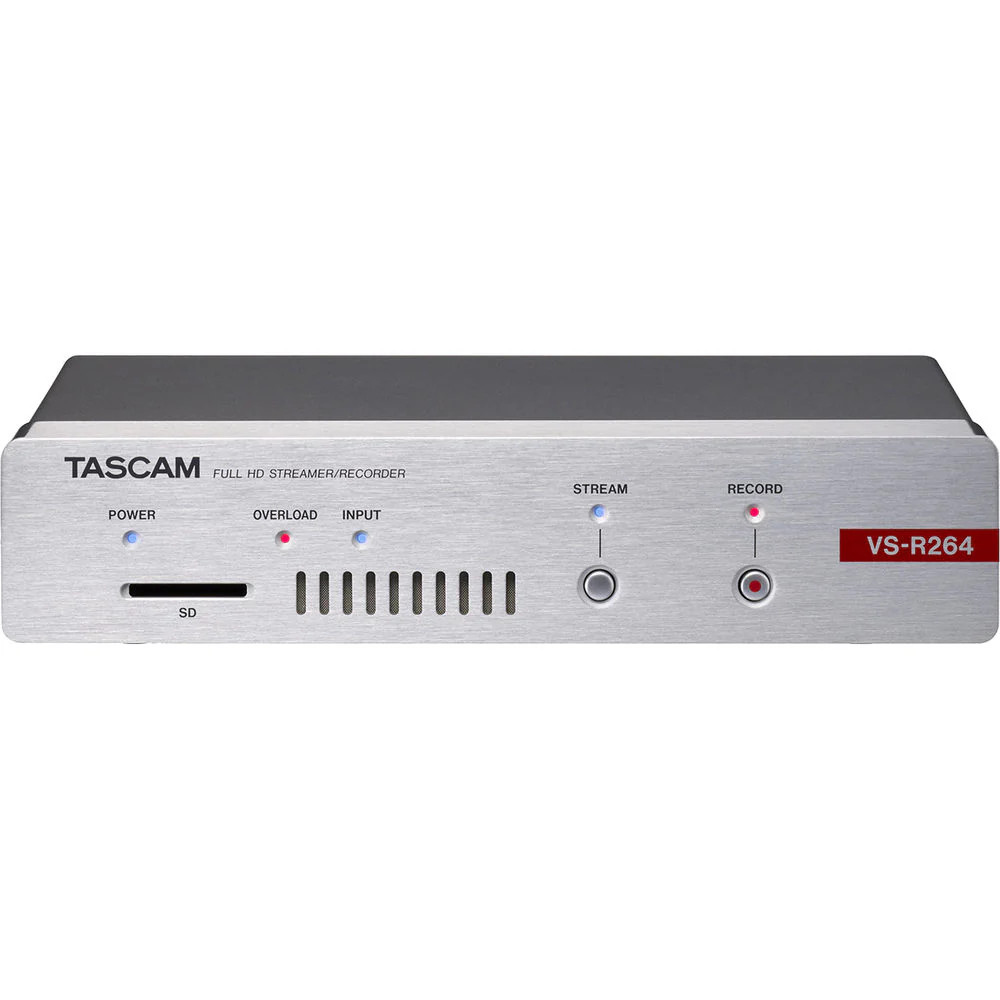 TASCAM VS-R264 Stand-Alone Full HD Video Encoder/Decoder for Live Streaming