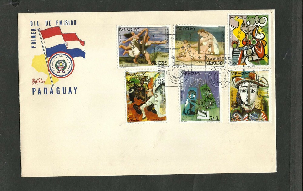 PARAGUAY, MI # 3449/54, FDC, VERY NICE!