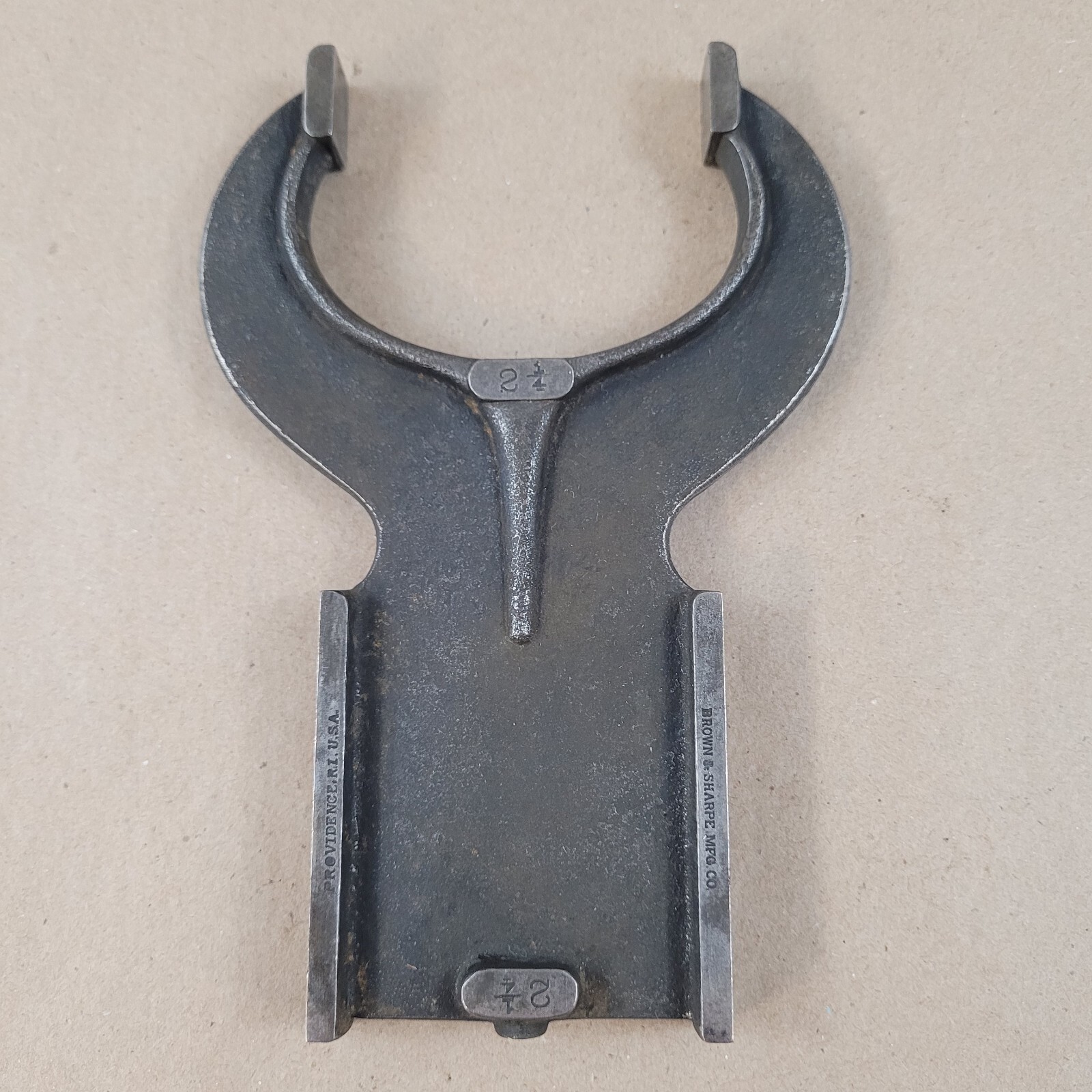 Brown & Sharpe Mfg Co Fixed Caliper Snap Gauge 2 1/4"  Antique Machine Tool USA