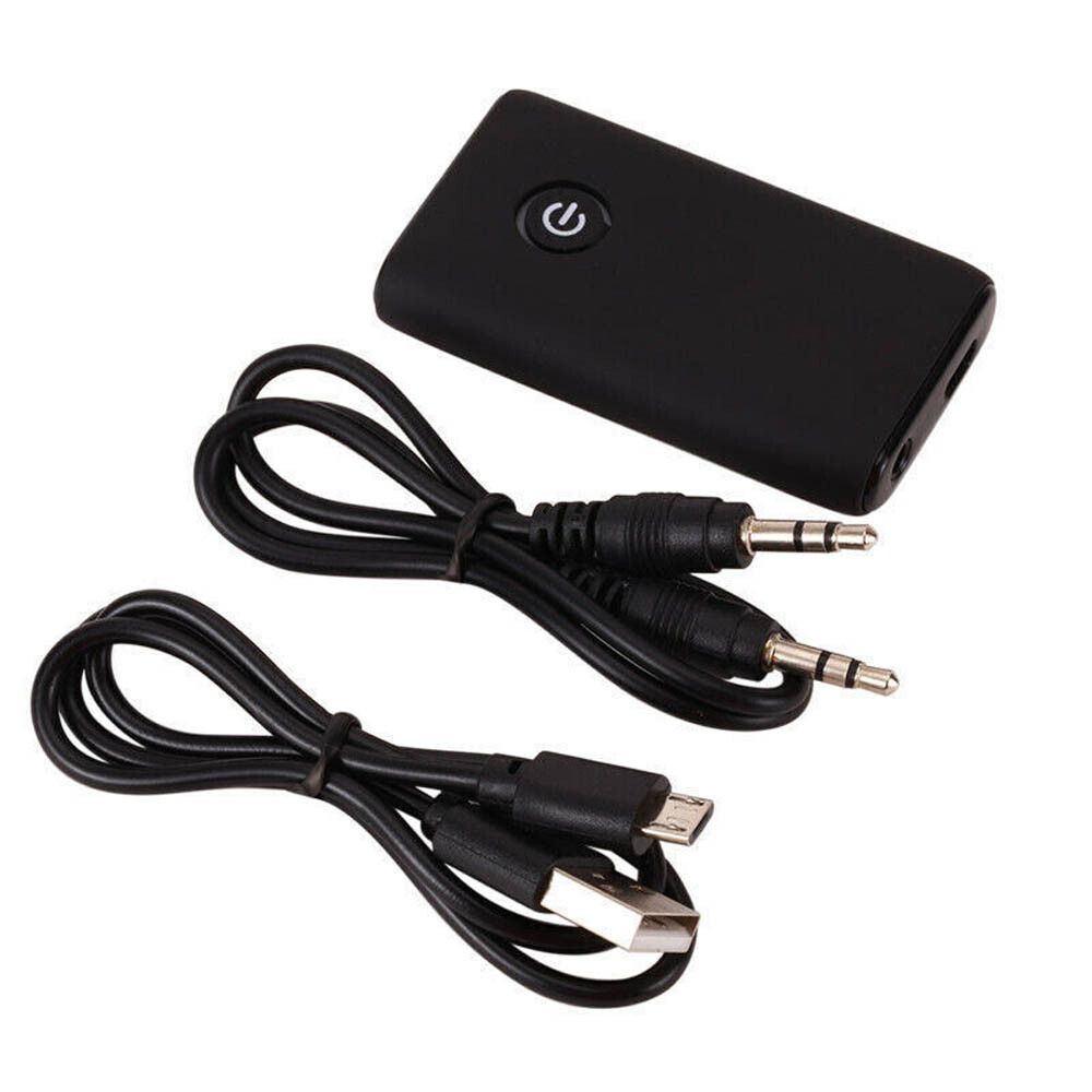 Bluetooth 5.0 Transmitter Receiver 2 IN 1 Wireless Audio 3.5mm Jack Aux Adapter