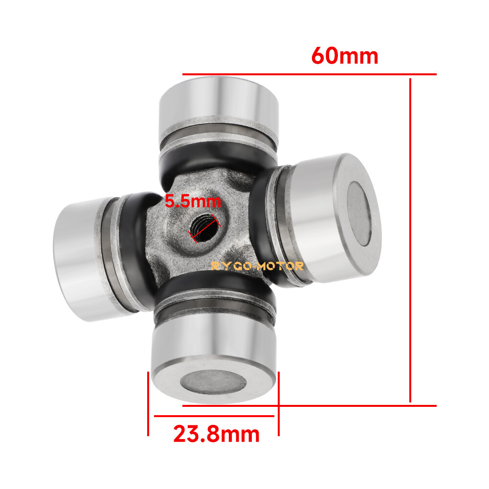 Front Prop Shaft Yoke & U-Joint Kit (2 Side) for Polaris RZR 570 RZR 800 RZR 900