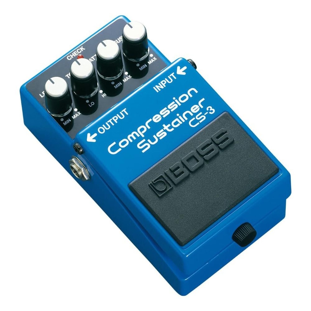 Boss CS-3 Compression Sustainer Pedal Bundle w/2x Strukture S6P48 Woven Right...