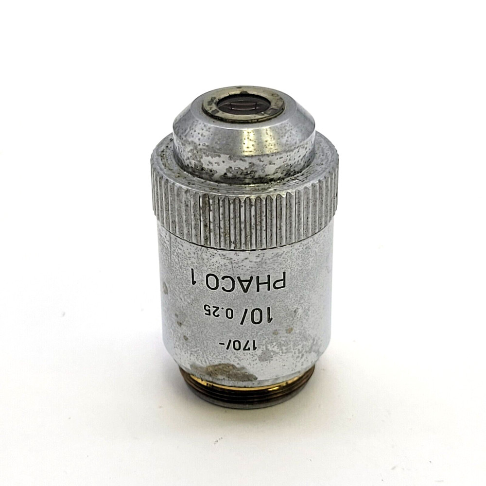 Leitz Microscope Objective 10x Phaco 1 Phase Contrast 170/-
