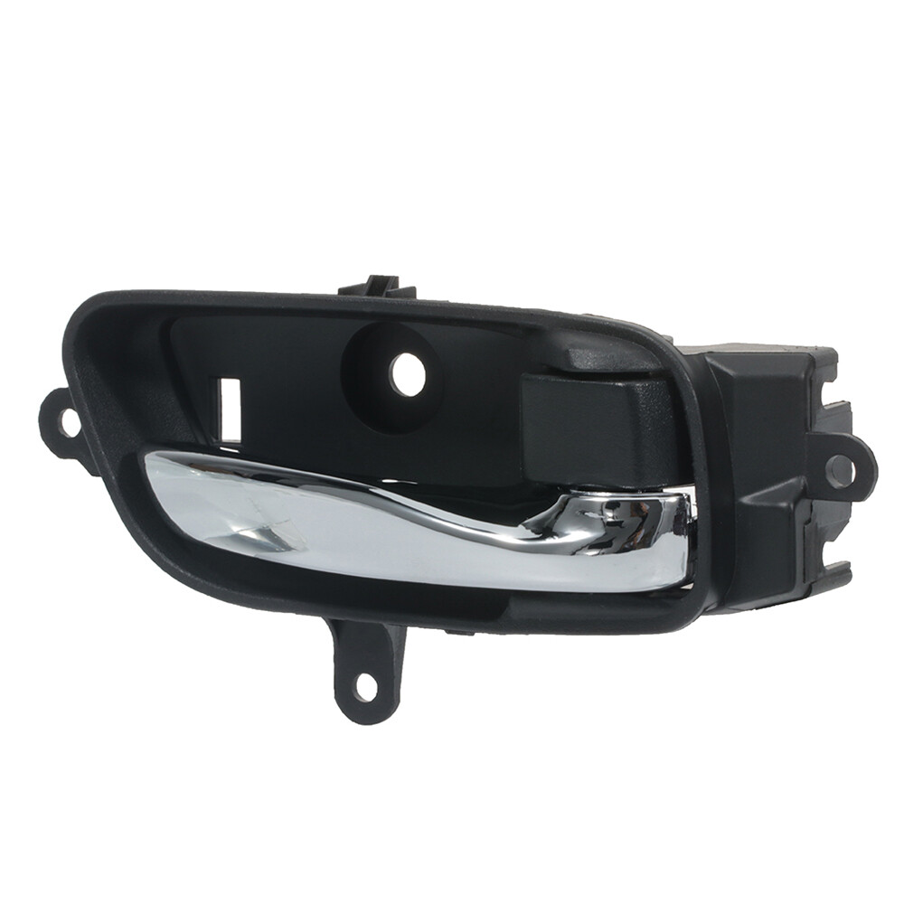 Set/4 for Altima Pathfinder Inner Interior Door Handle Black & Chrome Left Right