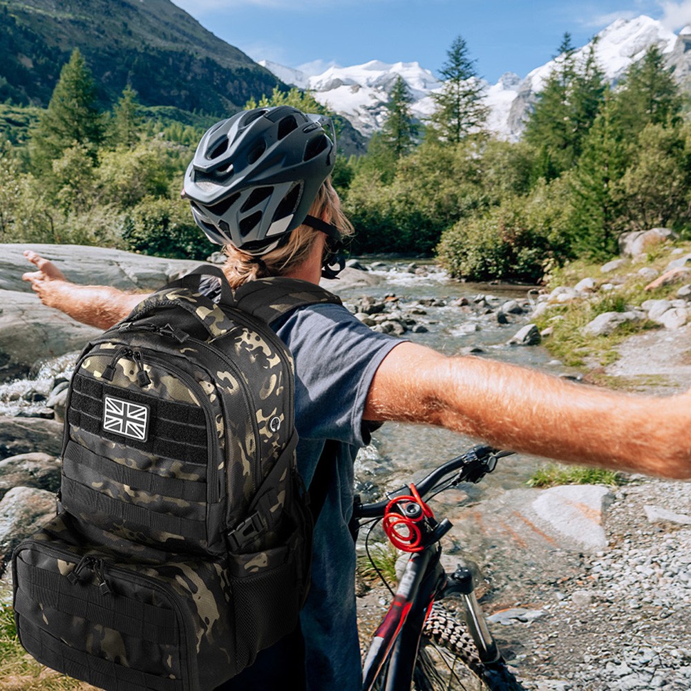 Versatile Tactical Backpack with Insulated Cooler Pocket,Perfect for School,Work