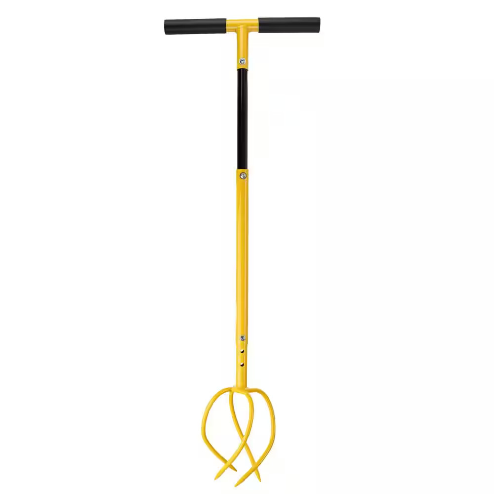 Adjustable Height Manual Hand Tiller