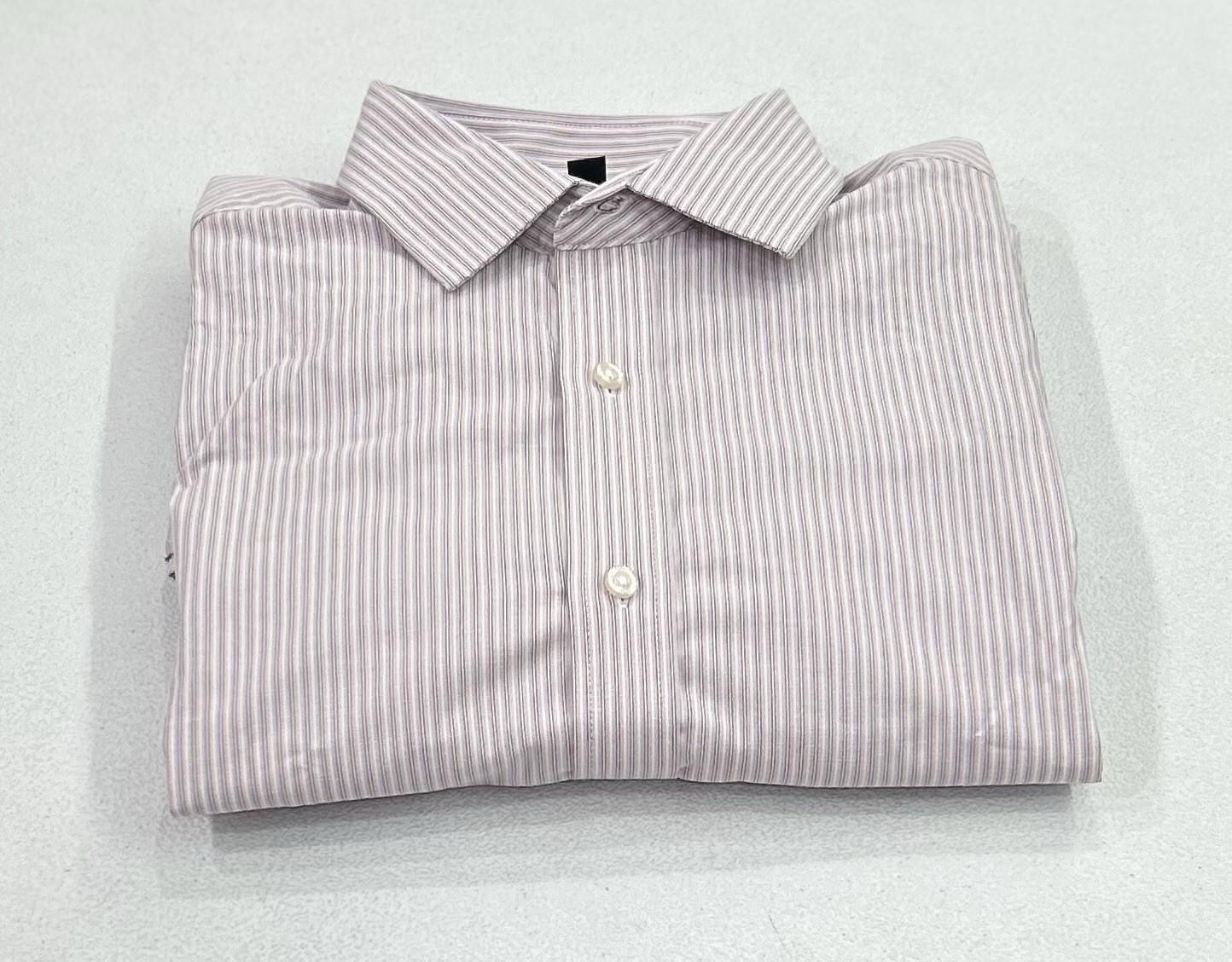 Banana Republic Men's Slim Fit Stretch Poplin Shirt Pink Size L