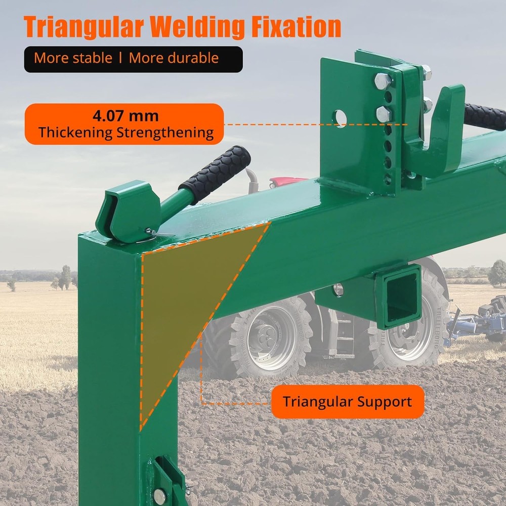 3 Point Quick Hitch Adapter Attach For Category 1 & 2 Cat 1 Cat 2 Tractor Green