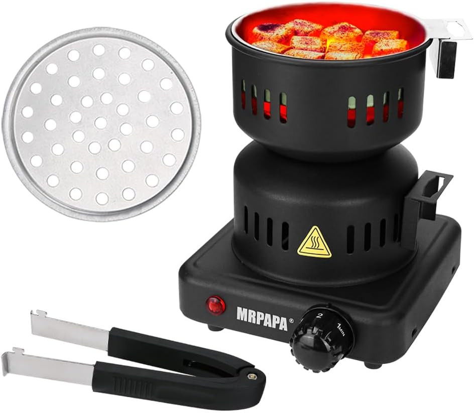 Electric Charcoal Starter Electric Stove ETL Approved Durable Multipurpose Coals