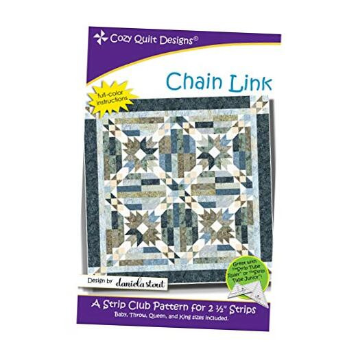Cozy Quilt Designs 'Strip Club' Pattern - Chain Link (Includes Instructions