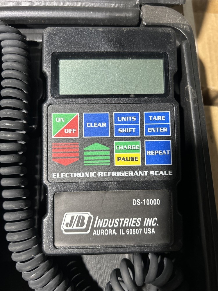 JB INDUSTRIES DS-10000 Refrigerant Electronic Digital Scale DS10000