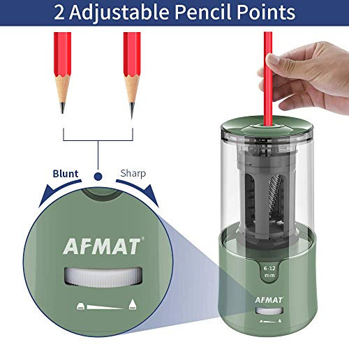 Electric Pencil Sharpener, Green