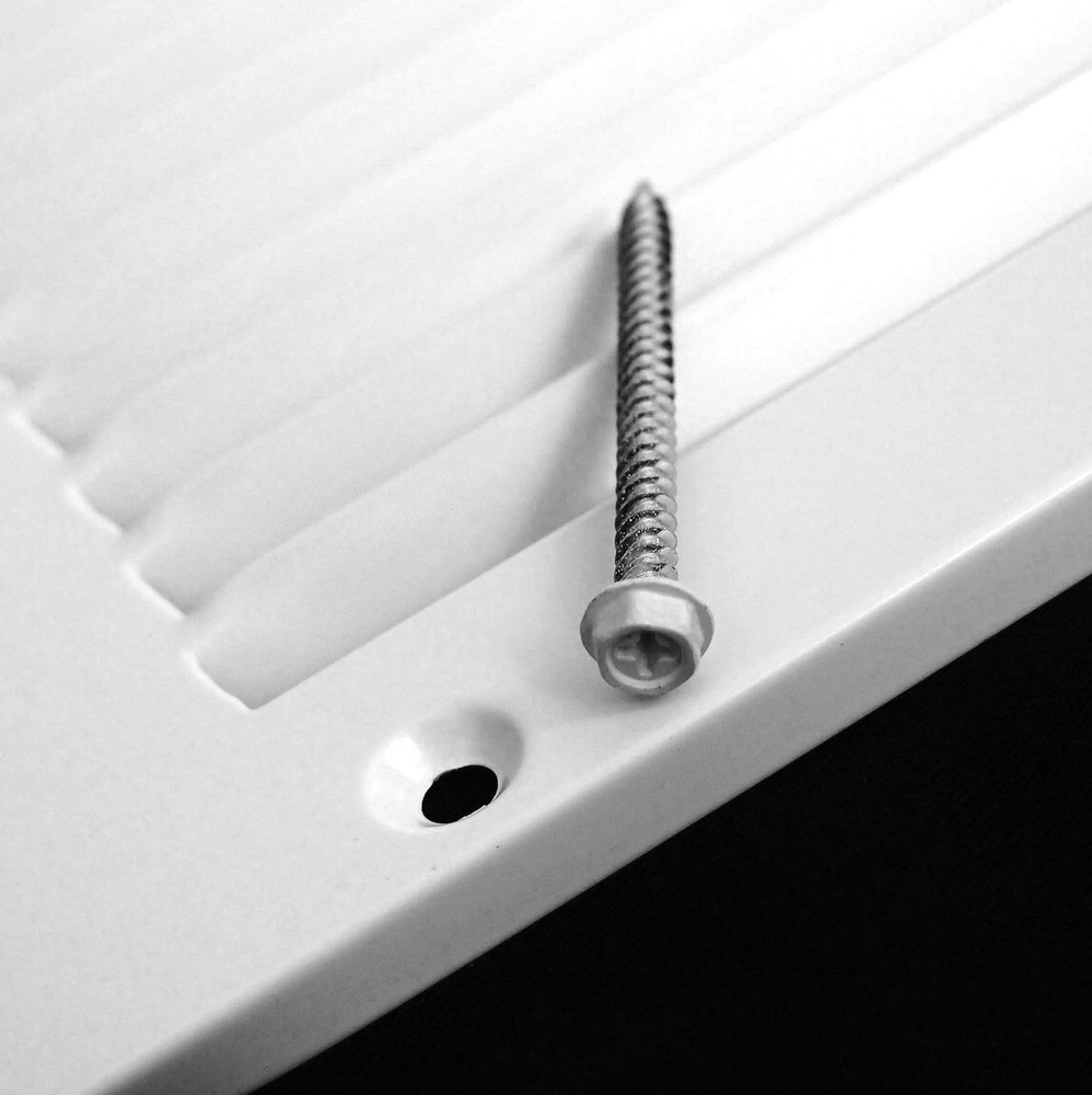 30x8 Return Air Grille 1/2" White