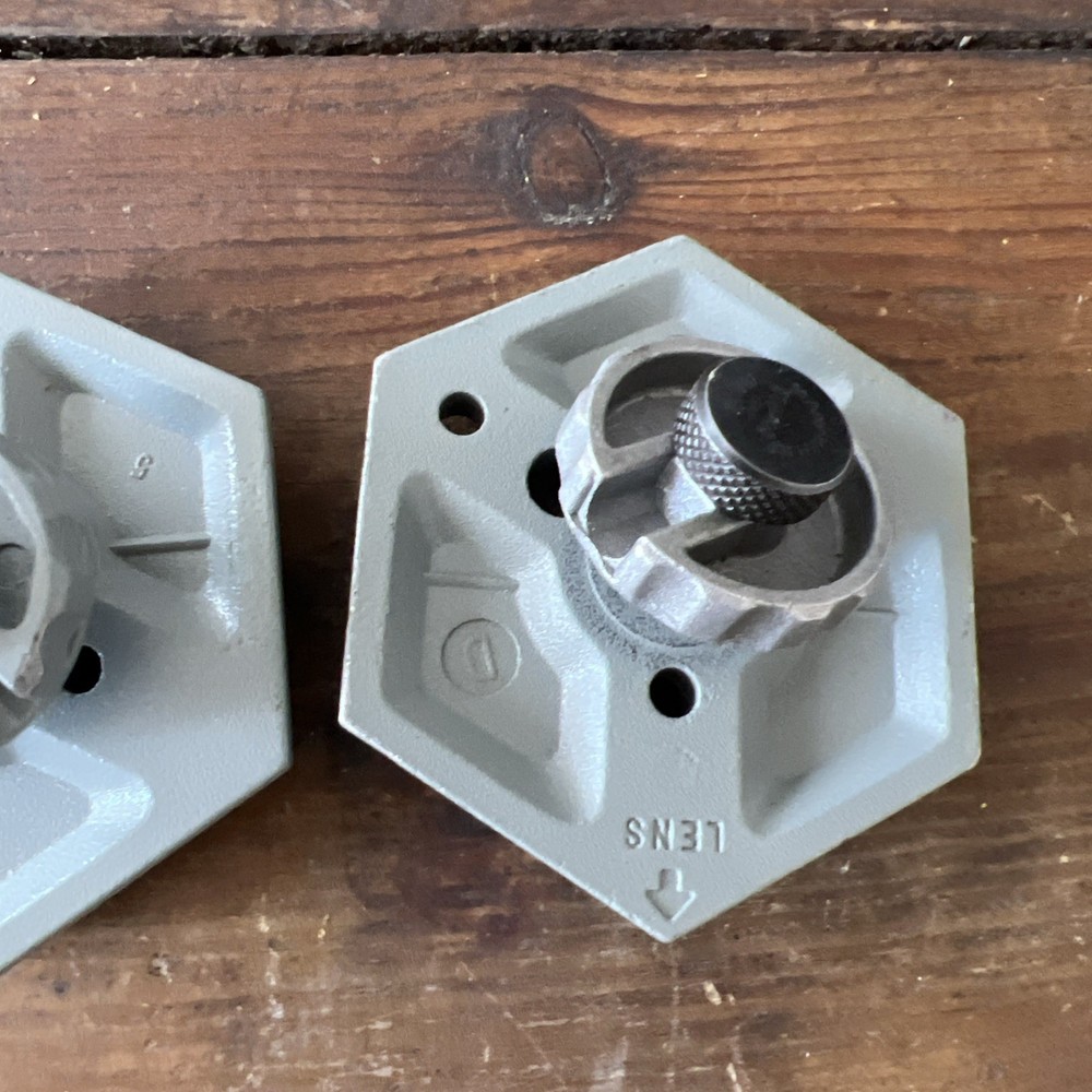 Manfrotto Hexagonal Tripod Head Quick Release Plates 1/4 3/8