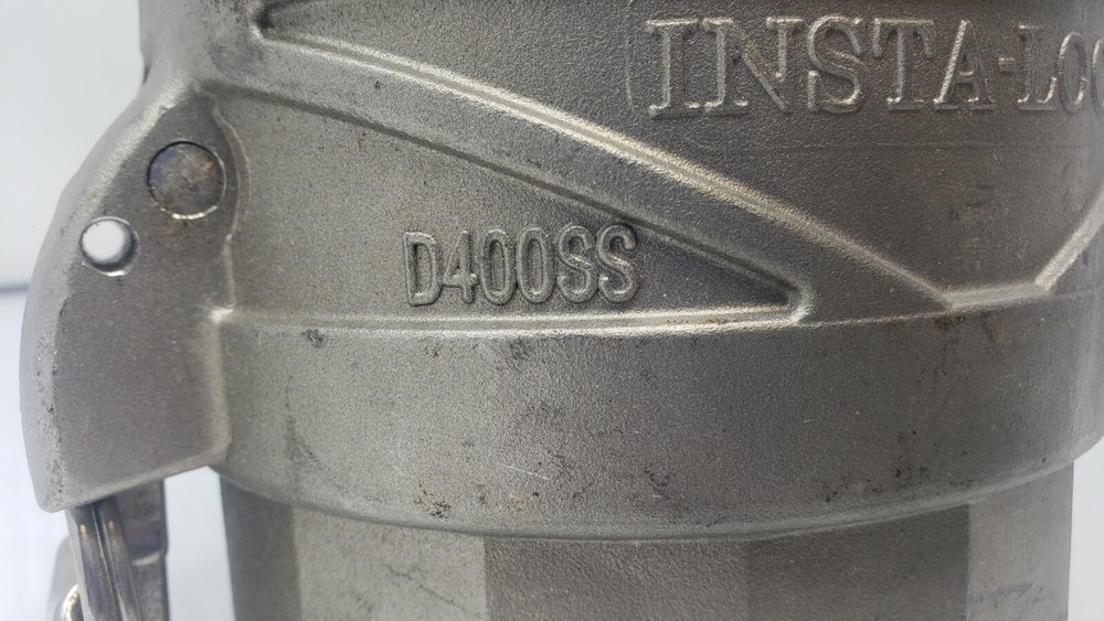 Insta-Lock Type D Cam and Groove Coupler Fitting 5" FNPT D400SS