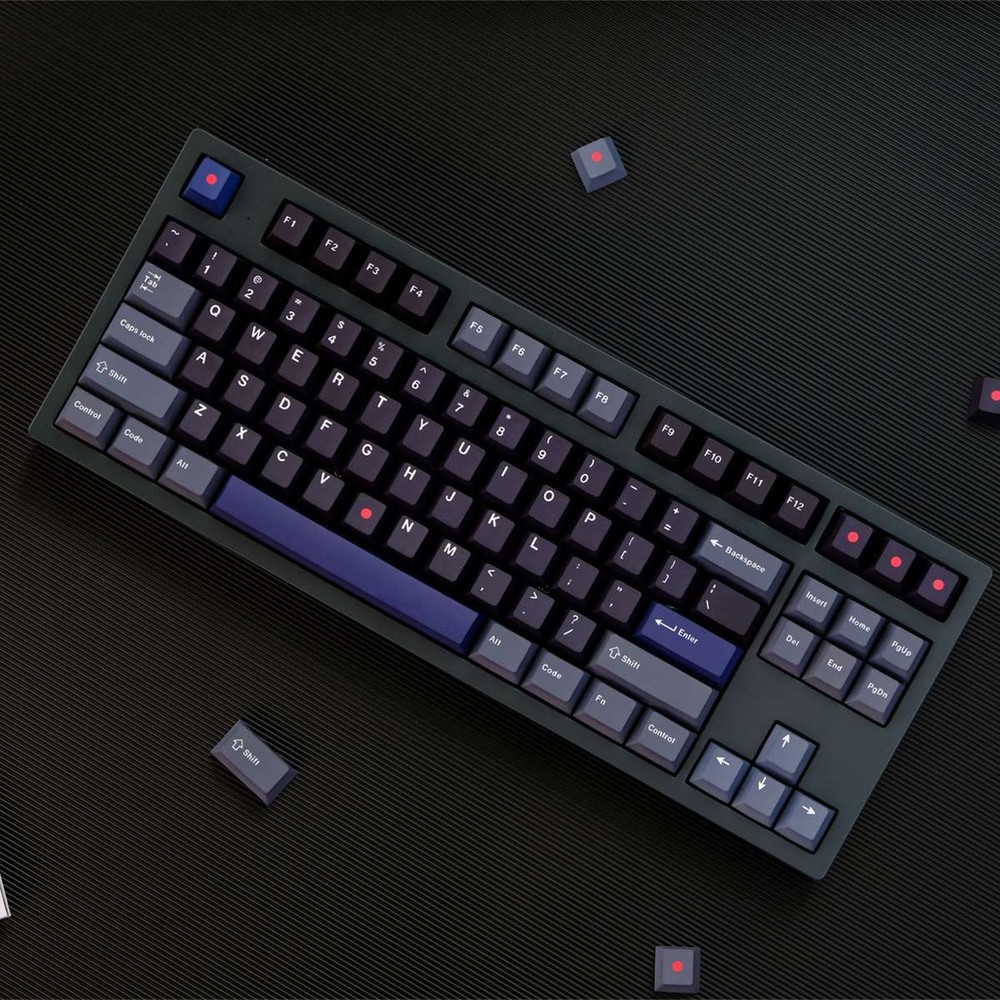 Thinkpad Theme Retro Classic Black Gray Dye Sublimation PBT Keycap Set