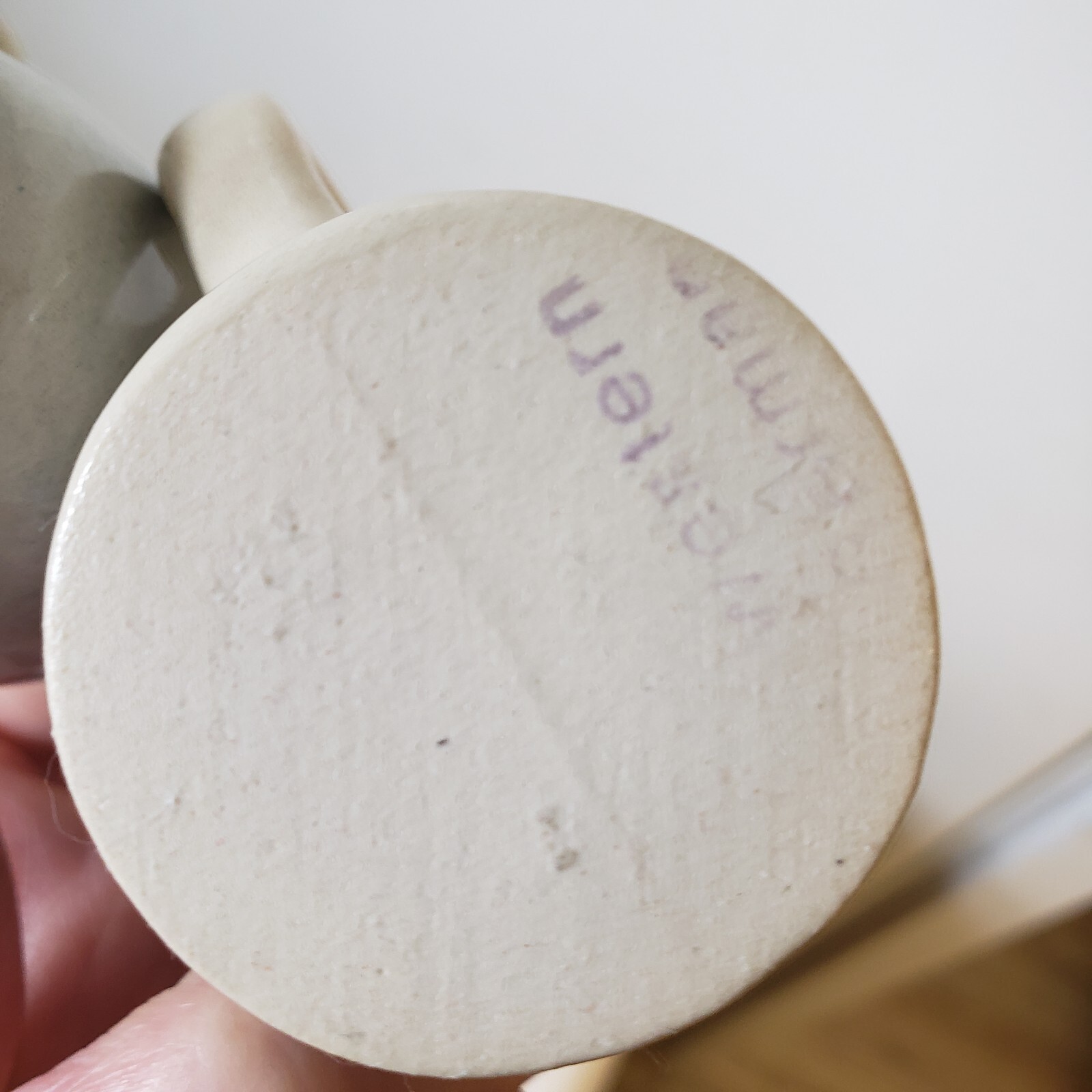 2 VINTAGE West Germany CERAMIC SMALL MINI BEER STEIN MUG SHOT Tiny Stines 2"