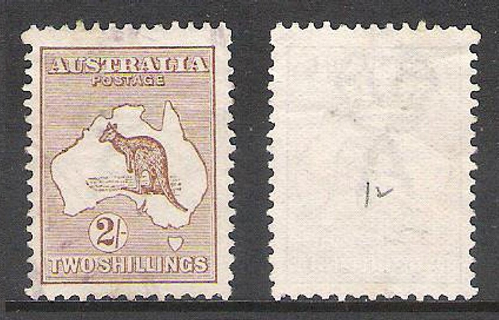 AUSTRALIA 1913 2/- KANGAROO (F) SG12