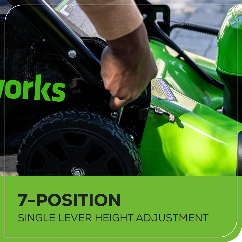 Greenworks 40V 21 inch Self-Propelled Mower String Trimmer Leaf Blower Combo Kit