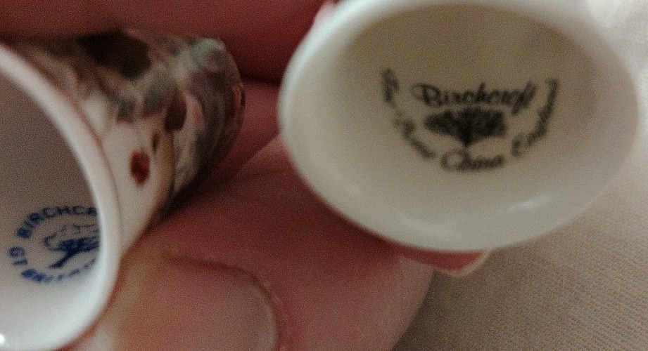 22 Assorted Birchcroft China Thimbles
