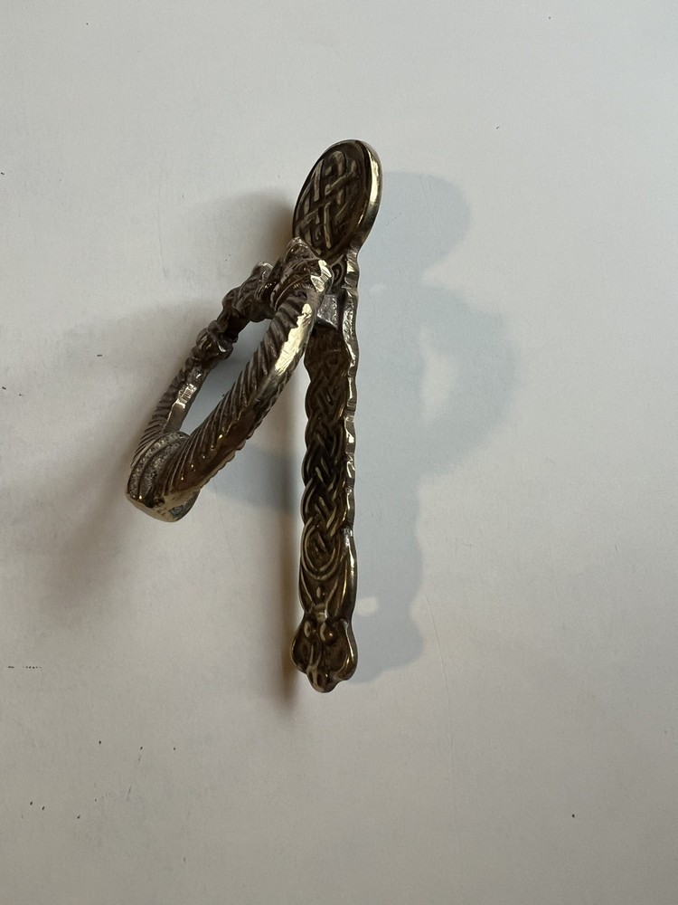 Solid Brass Celtic Torc Door Knocker Decorative