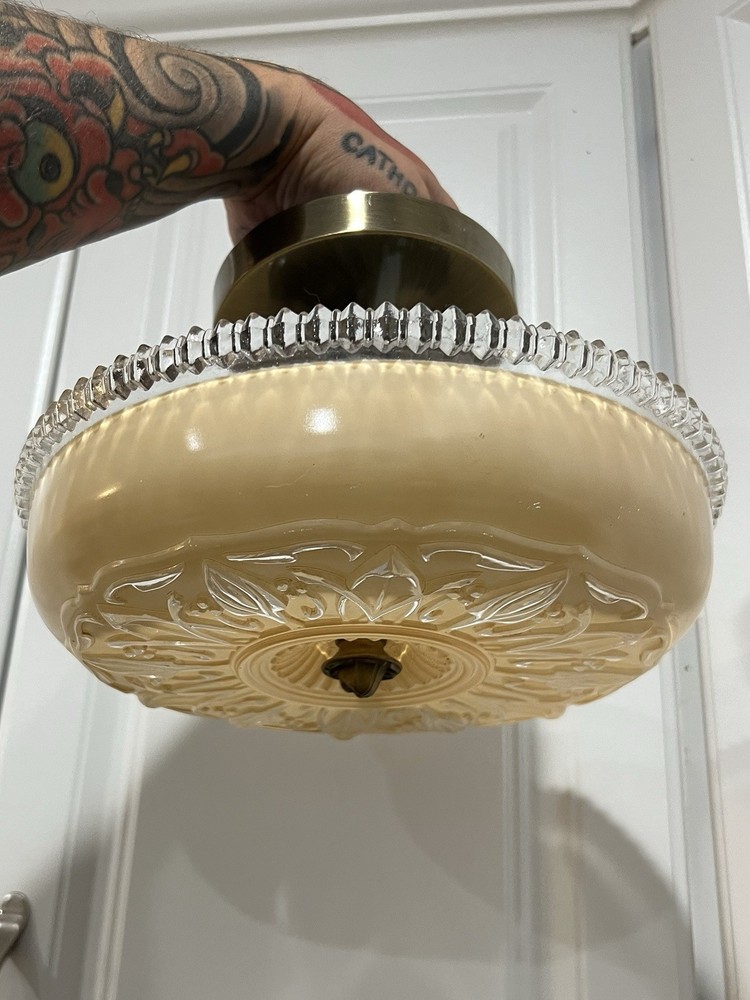Single Nice Semi Flush Mount Four Socket Fixture 59i