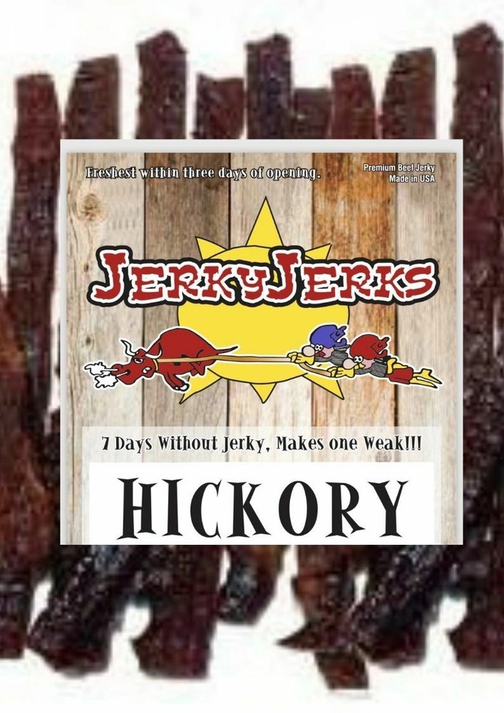 Jerky Jerks Mild Hickory Smoked Premium Beef Jerky 8oz