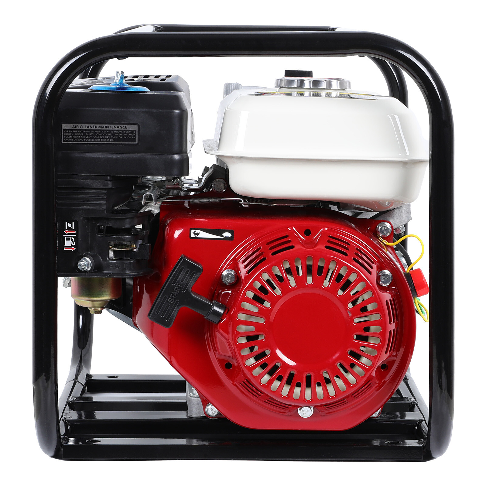 6.5HP 4 Stroke Gasoline Engine Water Pump 2 in Gas-Powered Semi-Trash Water Pump