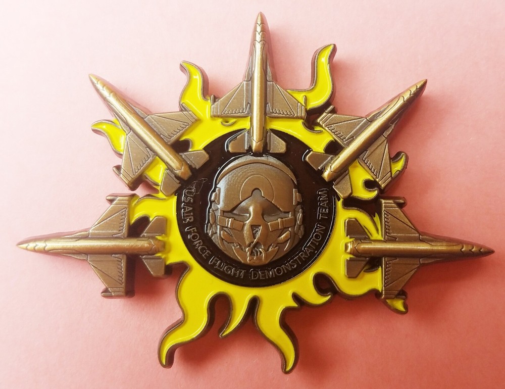 US Air Force Thunderbirds Flight Demonstration Sunburst 2" Challenge Coin OC103