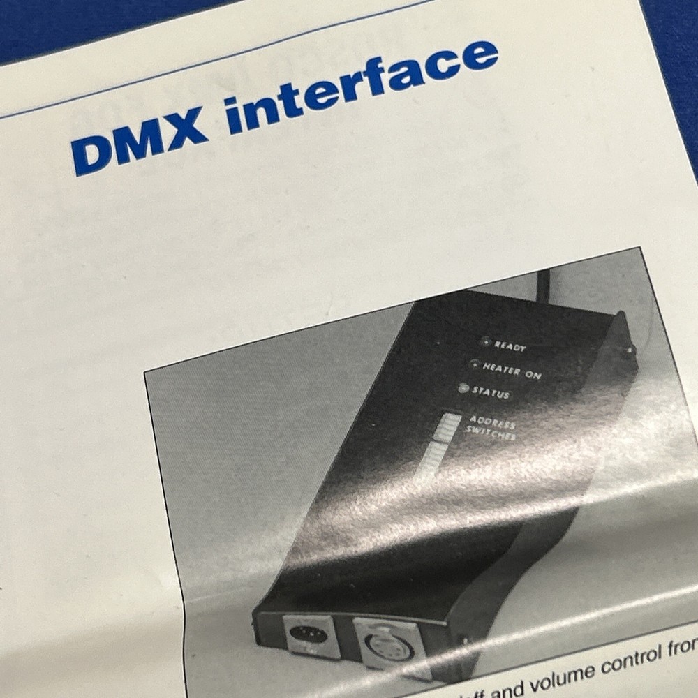 New in box Rosco Fog Machine DMX Interface