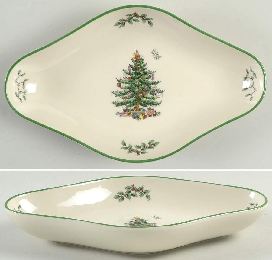 Spode Christmas Tree Medium Diamond Shaped Dish 11512178