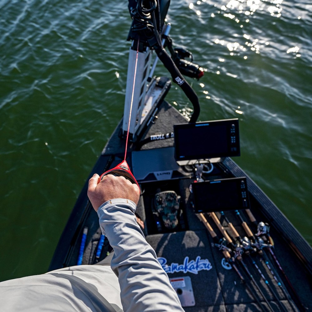 Trolling Motor Replacement Handle, Nylon Jacketed Stainless Steel Cable, Red