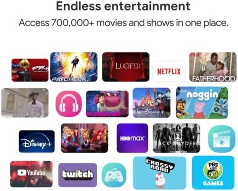 Android TV 4K UHD Streaming Device with Voice Remote Control Google Assistant &