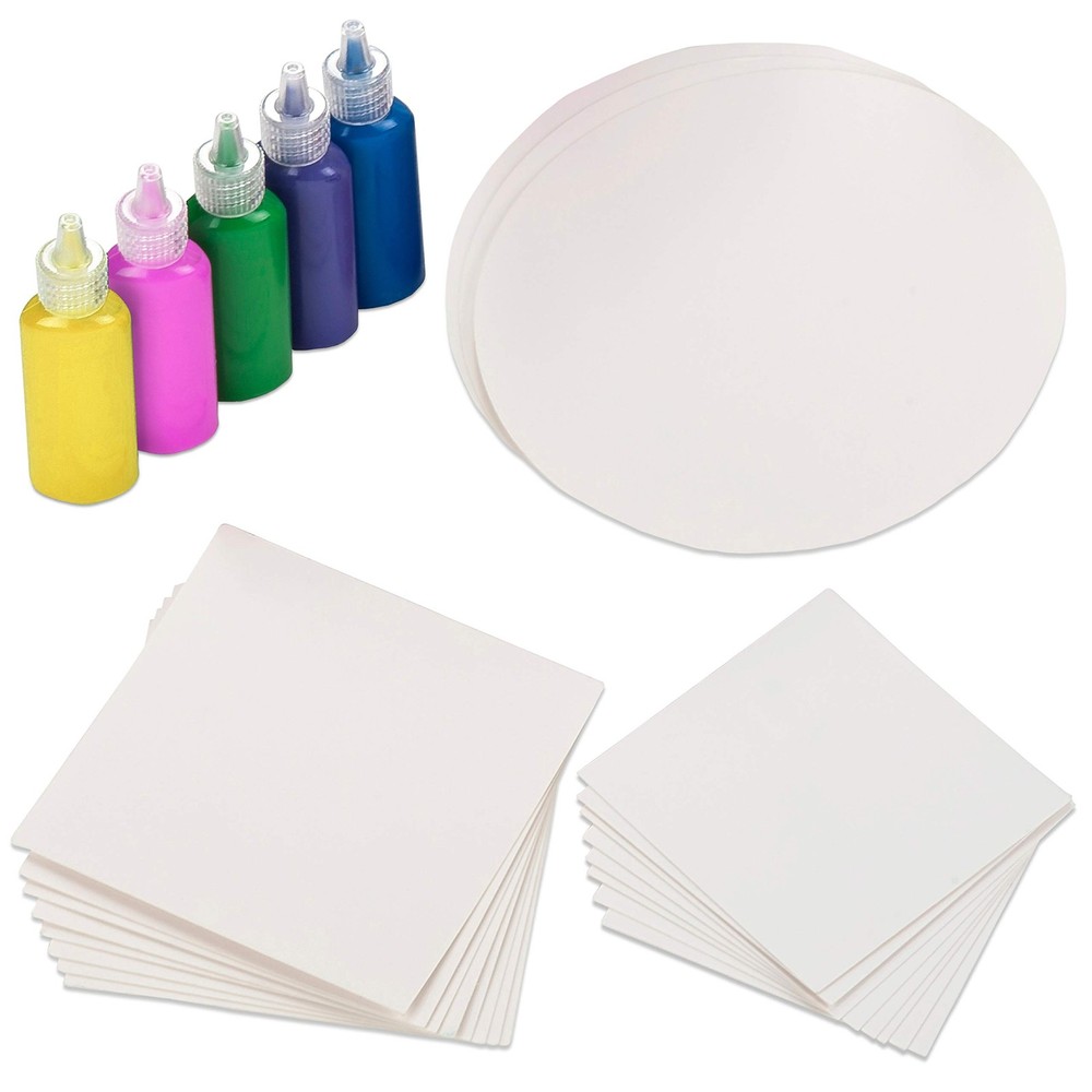 Creative Kids Spin & Paint Refill Pack - 8 x Large Cards - 8 x Small Cards - ...