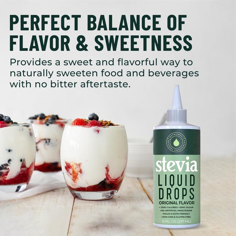 Liquid Stevia Extract - No Bitter Aftertaste