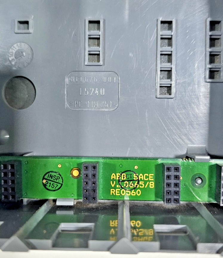 ABB SACE PR122/P-LSIG DIGITAL OVERCURRENT RELEASE RELAY TRIP UNIT 1250A
