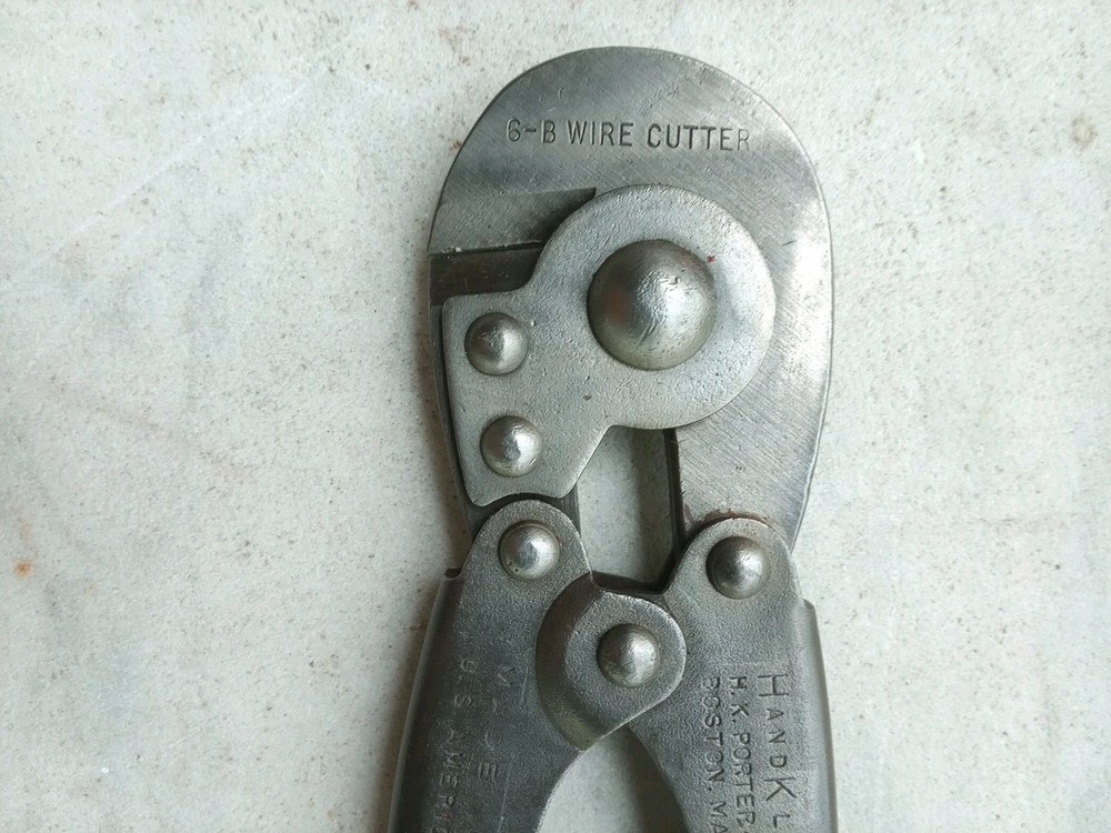 RARE H.K. PORTER US BARBED WIRE CUTTERS TYPE “NO PARROT BEAK”