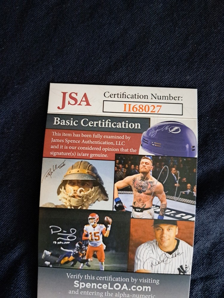 Matt Williams signed Baseball JSA AUTHENTICATION