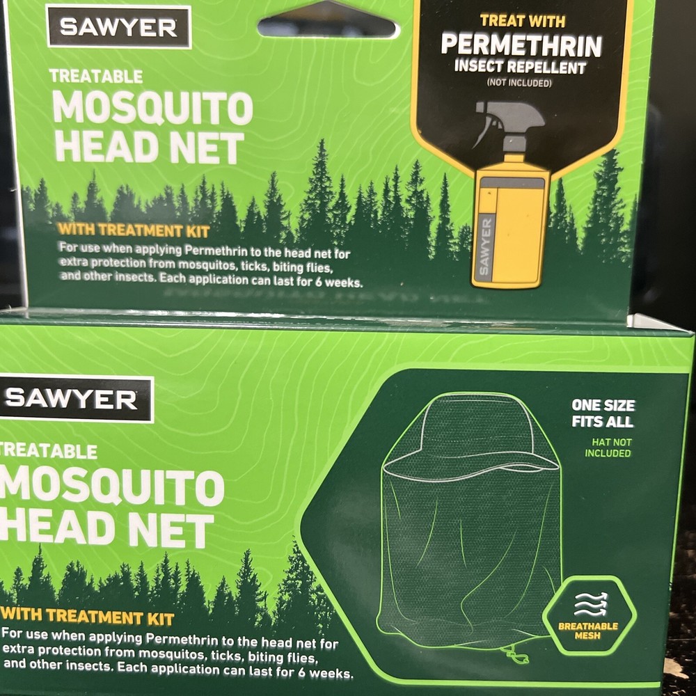 Sawyer Treatable Mosquito Head Net