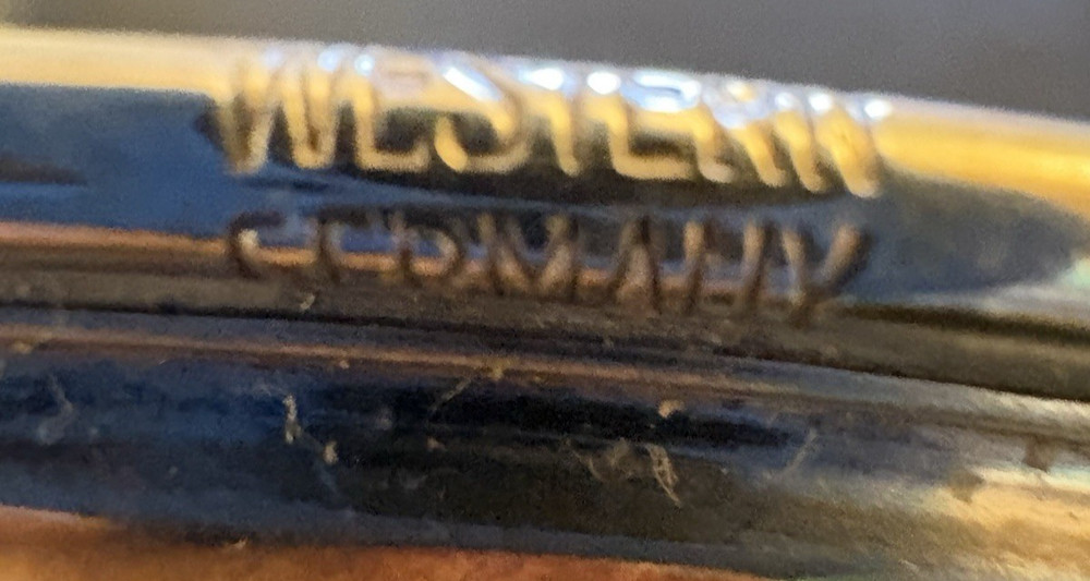 2 Silverplate Western Germany 6 Inch Bread Plates