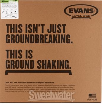 Evans EMAD Clear Bass Drum Batter Head - 22"