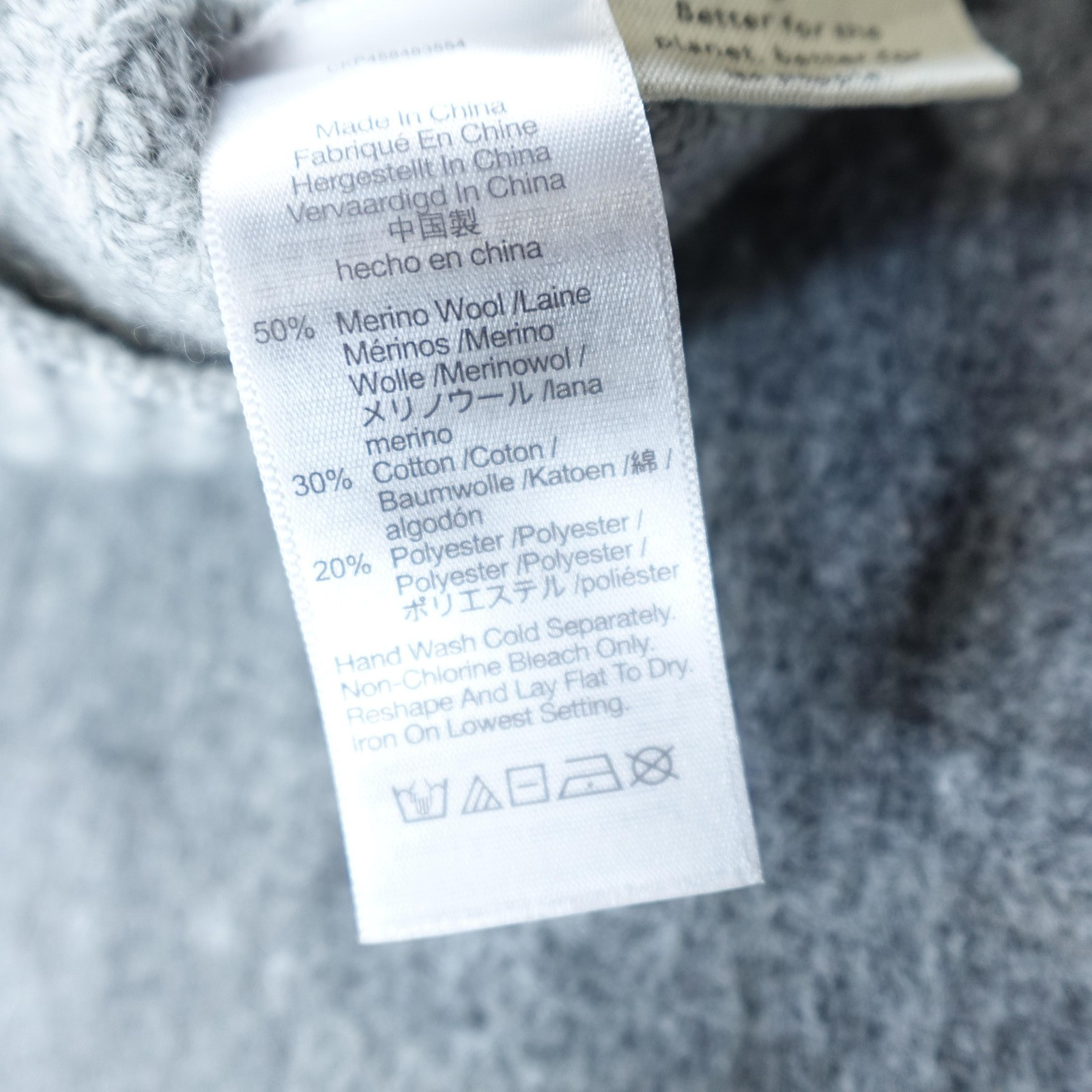 Madewell Sweater Men Medium Gray Shawl Collar Cable Knit Cardigan Merino Wool