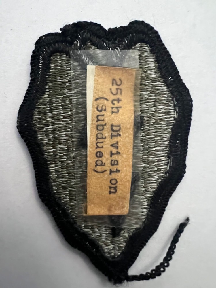 25th Division Subdued US Army Patch