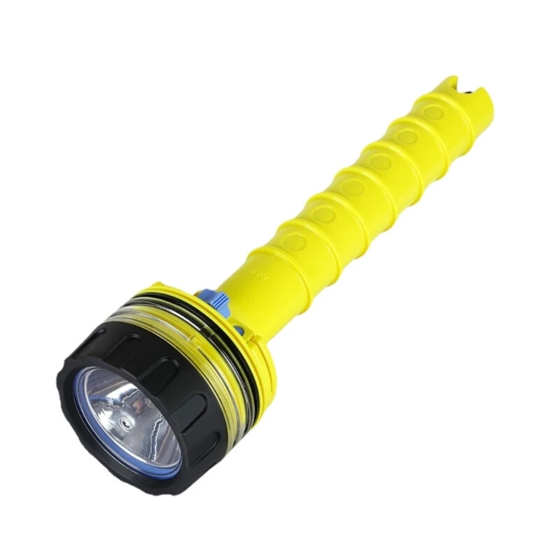 Scuba Diving Waterproof Flashlight LED Light 60 Meter Deep Underwater Torch