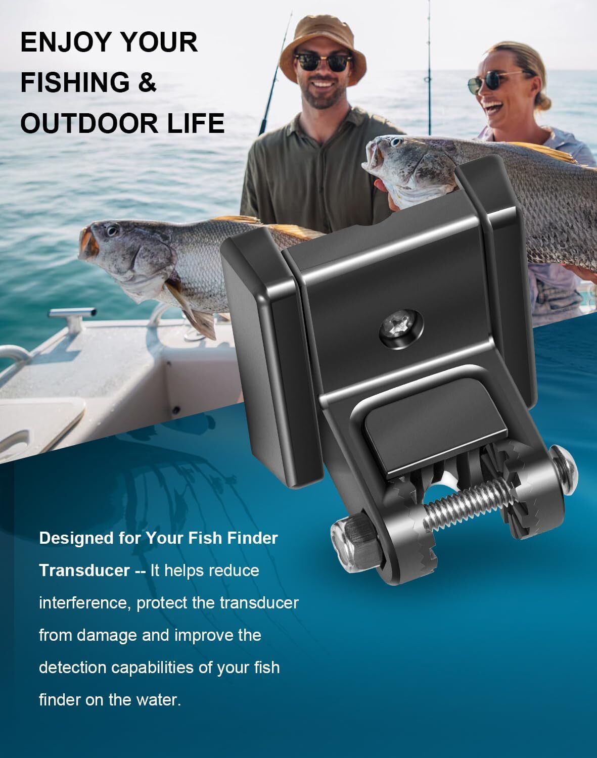 For Humminbird 740093-1 Transducer Mount MHX XNT Hardware Transom Mount Bracket