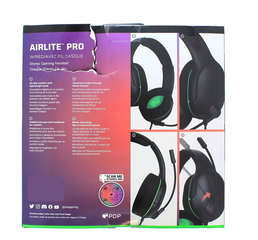 Airlite Pro Wired Stereo Gaming Headset Designed for XBOX