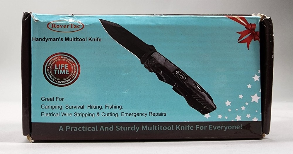 RoverTac Handyman's Multitool Pliers Pocket Knife Camping Tool