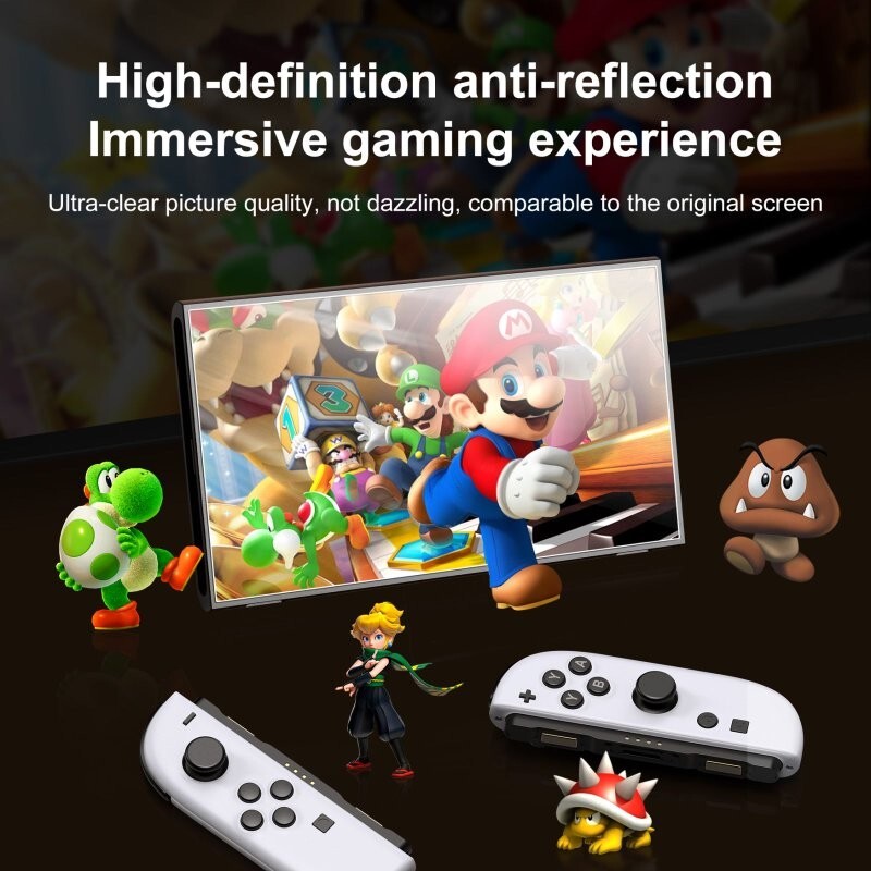 2pcs Transparent HD Clear Anti Blue Light Screen Protector for Nintendo Switch 2