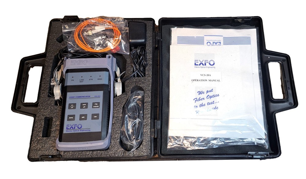 Exfo VCS-20A SM Multifunction Fiber Optic Talk Set